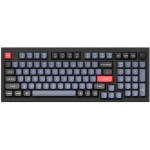 Keychron X0033C4KFT Q5-M2 QMK 自定義機械鍵盤 (碳黑Fully Assembled RGB旋鈕可換軸/青軸)